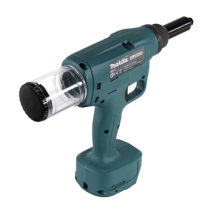 Makita DRV 250 ZJ Rivettatrice a batteria 18V 20kN Brushless + Valigetta Makpac - senza batterie, senza caricabatterie
