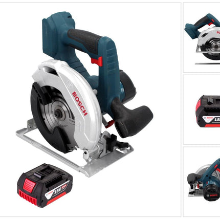 Bosch GKS 18 V-57 Professional Akku Kreissäge 18 V 165 mm + 1x Akku 4,0 Ah - ohne Ladegerät