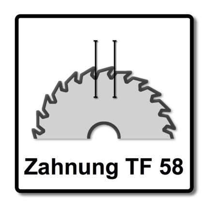 Set di lame circolari speciali Festool TF58 2x 190 x 2,6 mm 190 mm ( 2x 492051 ) 58 denti