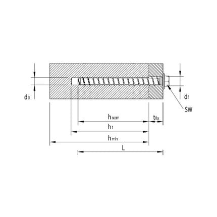 HECO MULTI MONTI plus SS Schraubanker 7,5 x 100 mm 200 Stück ( 4x 49817 ) Betonschraube Sechskantkopf mit angepresster Scheibe verzinkt blau A2K