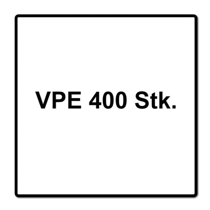 HECO MULTI MONTI plus MS Schraubanker 7,5 x 40 mm 400 Stück ( 4x 49854 ) Betonschraube flacher Rundkopf T-Drive verzinkt blau A2K