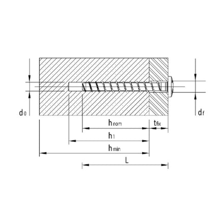 HECO MULTI MONTI plus MS Schraubanker 7,5 x 35 mm 400 Stück ( 4x 49827 ) Betonschraube flacher Rundkopf T-Drive verzinkt blau A2K