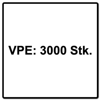 Prebena PR31/90NKRI Halbkopfnägel verzinkt Ringschaft Papiergebunden - 3000 Stück