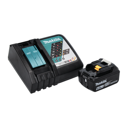 Makita DUB 186 RG1 Soffiatore a batteria Soffiatore per foglie 18 V + 1x batteria ricaricabile 6,0 Ah + caricabatterie