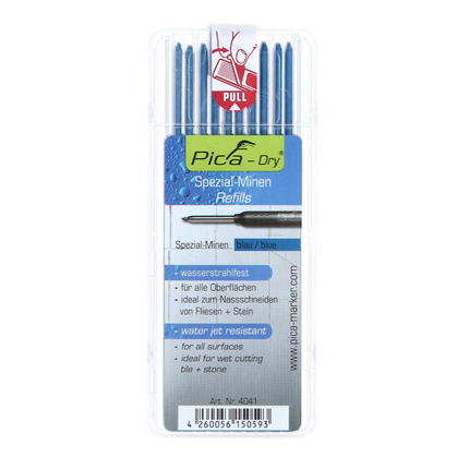 Pica DRY Spezial Minen Wasserstrahlfest Blau 10 Stk. ( 4041 ) - Toolbrothers
