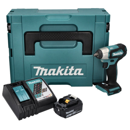 Makita DTW 180 RM1J Avvitatore a impatto a batteria 18 V 180 Nm 3/8" Brushless + 1x batteria 4,0 Ah + caricabatteria + Makpac