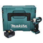 Avvitatore a impatto a batteria Makita DTW 180 T1J 18 V 180 Nm 3/8