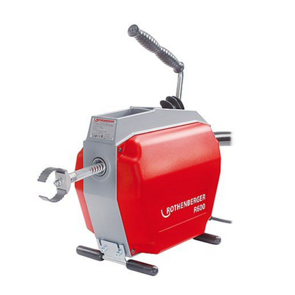 Macchina per la pulizia dei tubi Rothenberger R600 690 W 16 - 22 mm ( 19173 ) + set di utensili a spirale