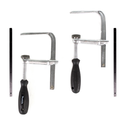 Guida Makita per seghe 1000 mm 2 pezzi ( 2x 199140-0 ) + 2x connettori per guida + 2x morsetti a vite + borsa per guida portatile
