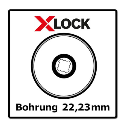 Bosch X-LOCK Diamant Metallscheiben Trennscheibe 125 x 22,23 mm ( 2608900533 ) Expert 1 Stk. für X-LOCK Winkelschleifer - Toolbrothers