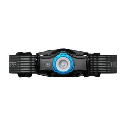 Ledlenser MH5 LED Lampada frontale 400 lm IPX4 nera / blu ( 502145 ) + 1x Batteria + 1x Cavo di carica