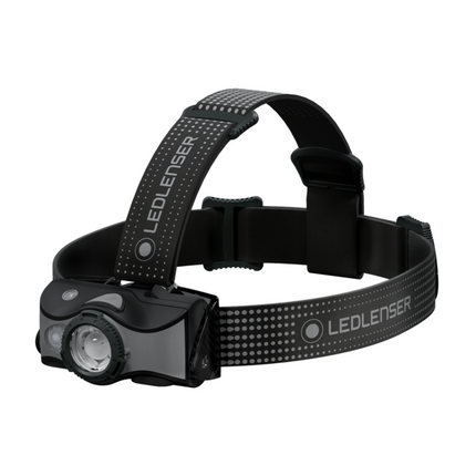 Ledlenser MH7 LED Lampada frontale 600 lm IPX4 nera / grigia ( 501599 ) + 1x Batteria + 1x Cavo di carica