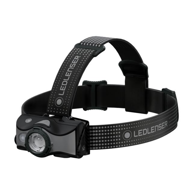 Ledlenser MH7 LED Lampada frontale 600 lm IPX4 nera / grigia ( 501599 ) + 1x Batteria + 1x Cavo di carica