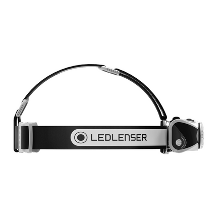 Ledlenser MH7 LED Lampada frontale 600 lm IPX4 nera / bianca ( 500990 ) + 1x Batteria + 1x Cavo di carica