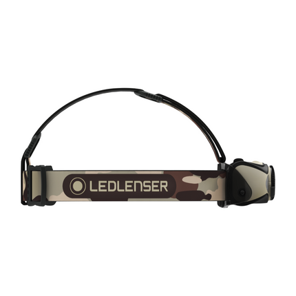 Ledlenser MH8 LED Torcia frontale 600 lm IPX4 Nera / Sabbia ( 502157 ) + 1x Batteria + 1x Cavo di ricarica