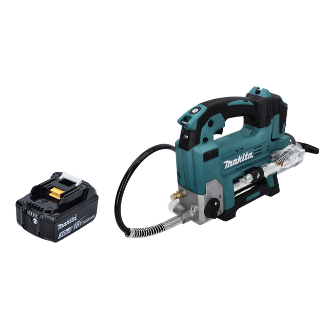 Makita DGP 180 F1 Akku Fettpresse 18 V 690 bar + 1x Akku 3,0 Ah - ohne Ladegerät