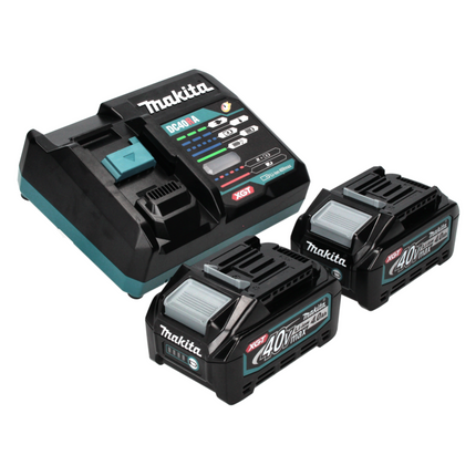 Makita RS 002 GM2 Sega circolare a batteria 40 V max. 260 mm brushless + 2x batteria 4,0 Ah + caricabatterie