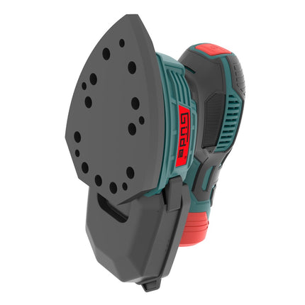 Güde DSA 12-201-24 Levigatrice a delta a batteria 12V / 137 x 96 mm ( 58802 ) + 1x Batteria 2,0 Ah + Caricatore