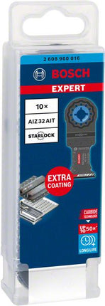 Bosch EXPERT AIZ 32 AIT Lama per sega ad affondamento Starlock 32 x 40 mm - 10 pz. ( 2608900016 ) per Metall Carbide MetalMax