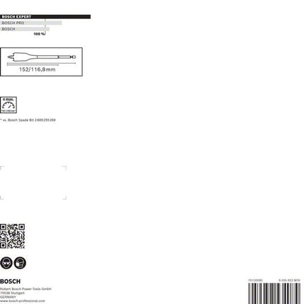 Bosch EXPERT SelfCut Speed Flachfräsbohrer Set 16 - 32 mm 7 tlg. ( 2608900334 ) für Holz - Nachfolger von 2608587009