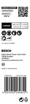 Bosch Expert Lama per sega universale S 1256 XHM Multi Material 300 mm 10 pz. ( 2608900395 ) Carbide Technology