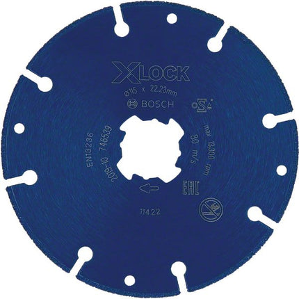 Bosch EXPERT Diamond Metal Wheel X-LOCK Trennscheibe 115 x 22,23 mm 1 Stk. ( 2608900532 ) Diamond Technology - Toolbrothers