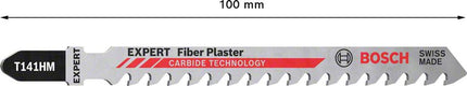 Bosch EXPERT Fiber Plaster T 141 HM Lama da taglio 100 mm ( 2608900563 ) - 3 pz.