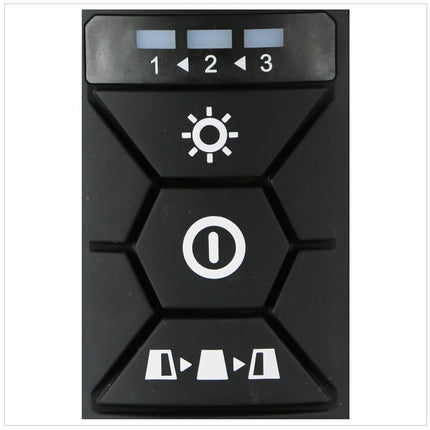 Makita DML 810 RM Luce LED a batteria 18 / 36 V ( 2 x 18 V ) 5500 lm IP54 + 2 batterie 4,0 Ah + caricabatterie