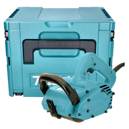 Makita 9741 J Levigatrice a spazzola 860 watt 3500 giri/min + Makpac