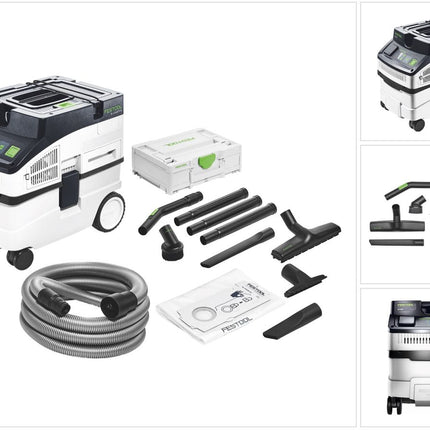 Festool CT 15 E CLEANTEC Absaugmobil 15 l + Reinigungsset RS-ST D 27/36-Plus im Systainer - Toolbrothers
