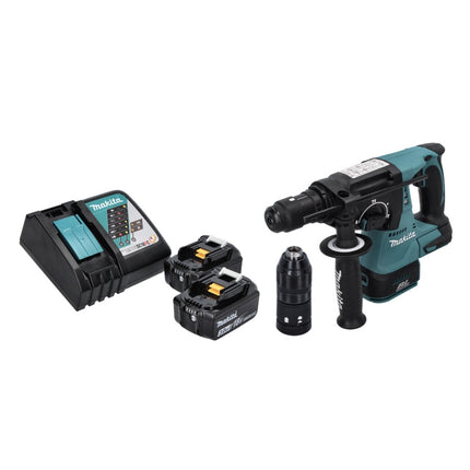 Makita DHR 243 RF Akku Bohrhammer 18 V SDS plus Brushless + 2x Akku 3,0 Ah + Ladegerät