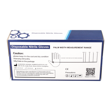 Nitril Einweg Handschuhe in Spenderbox Schwarz / Black 200 Stück Größe M / Medium - nicht Steril - Toolbrothers