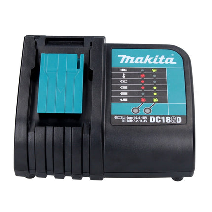 Kit di alimentazione Makita 18 V con 2x batteria BL 1820 B 2,0 Ah ( 2x 197254-9 ) + caricatore DC 18 SD ( 194533-6 )