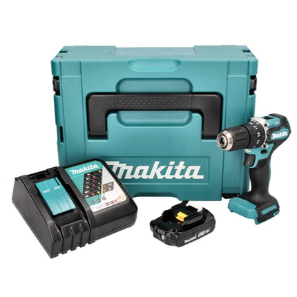 Makita DHP 487 RA1J Akku Schlagbohrschrauber 18 V 40 Nm Brushless + 1x Akku 2,0 Ah + Ladegerät + Makpac