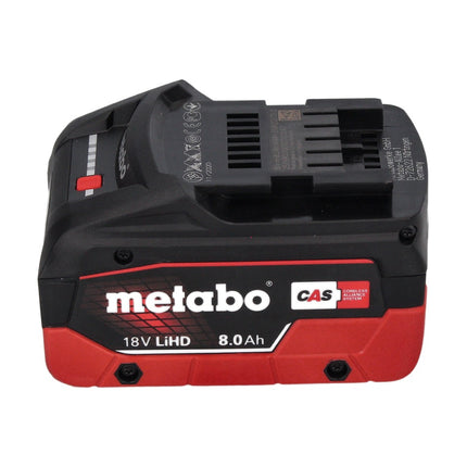 Metabo 18 V LiHD Basis Set + 2x Akku 8,0 Ah + ASC 145 DUO Ladegerät + metaBOX