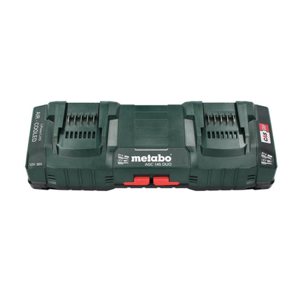 Metabo 18 V LiHD Basis Set + 2x Akku 8,0 Ah + ASC 145 DUO Ladegerät + metaBOX