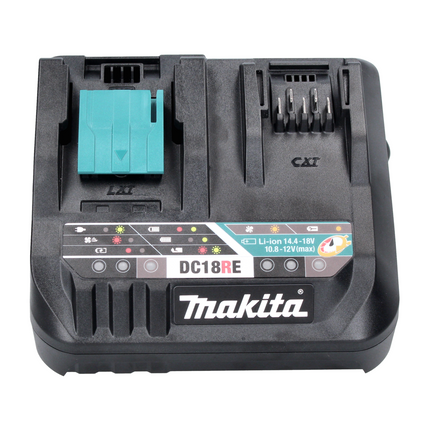 Caricabatterie Makita DC 18 RE Multi Rapid 10,8 - 12 V / 14,4 - 18 V, per batterie Li-Ion (198720-9)