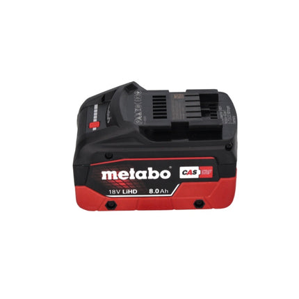 Metabo AS 18 L PC Aspirapolvere compatto a batteria 18 V 6 l IPX4 classe di polvere L bagnato e asciutto + 1x batteria ricaricabile 8,0 Ah - senza caricabatterie