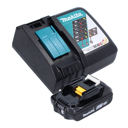 Aspiratore a batteria Makita DCL 184 RA1 18 V 54 mbar 0,5 l + 1x batteria ricaricabile 2,0 Ah + caricatore