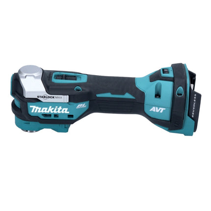 Utensile multifunzione a batteria Makita DTM 52 RA 18 V Starlock Max Brushless + 2x batteria ricaricabile 2,0 Ah + caricabatterie