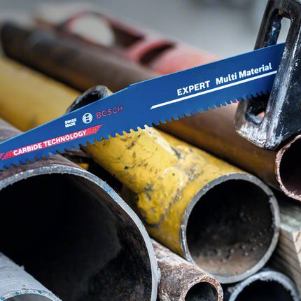 Bosch Expert Lama per sega universale S 1256 XHM Multi Material 300 mm 10 pz. ( 2608900395 ) Carbide Technology