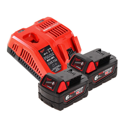 Milwaukee M18 TLED Akku Leuchte LED + 2x Akku 6,0 Ah + Ladegerät