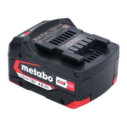 Batteria Metabo Li-Power 18 V 4,0 Ah CAS agli ioni di litio ( 625027000 ) con indicatore del livello di carica - successore di 625591000