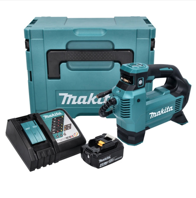 Compressore a batteria Makita DMP 181 RM1J 18 V 11,1 bar + 1x batteria 4,0 Ah + caricabatterie + Makpac