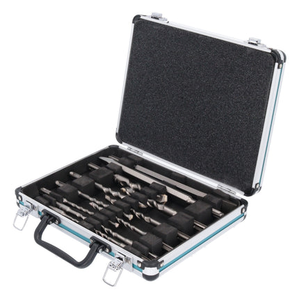 Set di punte e scalpelli Makita SDS-plus 13 pezzi 5 - 16 mm + valigetta ( D-42400 )