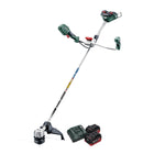 Metabo FSB 36-18 LTX BL 40 Decespugliatore a batteria 36 V ( 2x 18 V ) a due impugnature brushless + 2x batteria 5,5 Ah + caricabatteria