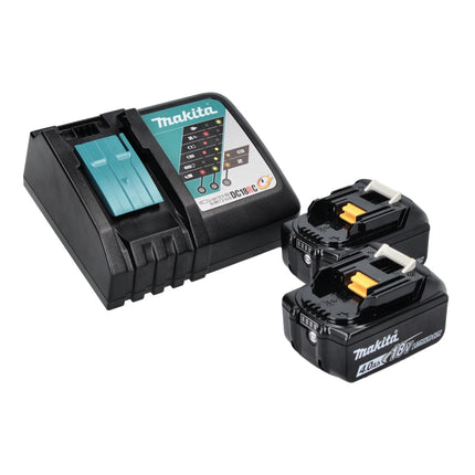 Makita DUM 111 RMXJ cesoie per erba a batteria cesoie per arbusti 18 V + 2x batteria ricaricabile 4,0 Ah + caricatore + Makpac