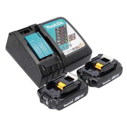 Makita DMR 203 RA Altoparlante Bluetooth 12 V 18 V IP64 + 2x batteria ricaricabile 2,0 Ah + caricabatterie