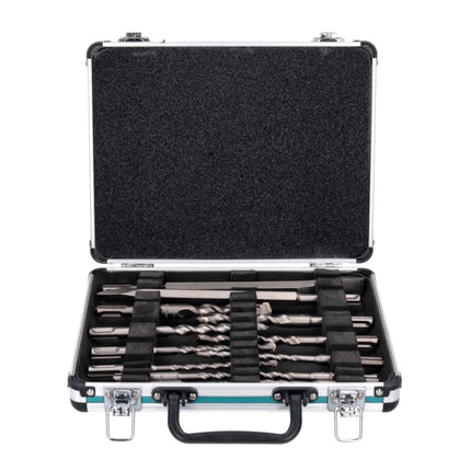 Metabo BH 18 LTX BL 16 trapano a percussione a batteria 18 V 1,3 J SDS plus Brushless + set di punte e scalpelli da 13 pezzi + MetaBOX - senza batteria, senza caricabatterie