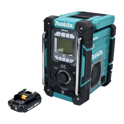 Makita DMR 301 A1 Radio da cantiere a batteria 12 V max. - 18 V DAB / DAB+ / Bluetooth + 1x batteria ricaricabile 2,0 Ah - senza caricabatterie
